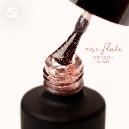 P249 rose flake top coat fraise nail shop 3