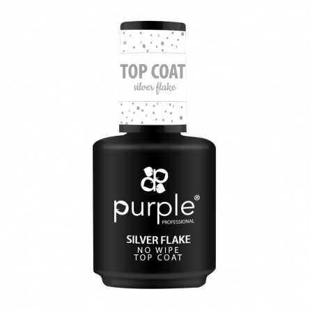 P249 silver flake top coat fraise nail shop 1