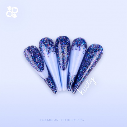 cosmic gel P967 purple fraise nail shop 2