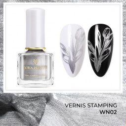 vernis stamping born pretty 42857-2 fraise nail shop