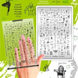 Grande Plaque de STAMPING +...