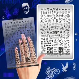 Grande Plaque de STAMPING +...