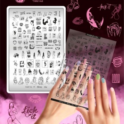 plaque stamping 39 taki da fraise nail shop