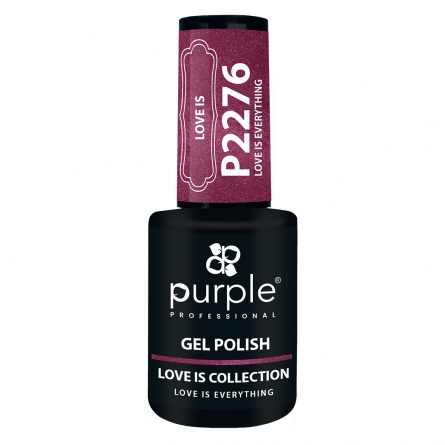 vernis semi-permanent P2276 purple fraise nail shop