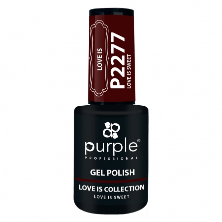 vernis semi-permanent P2277 purple fraise nail shop