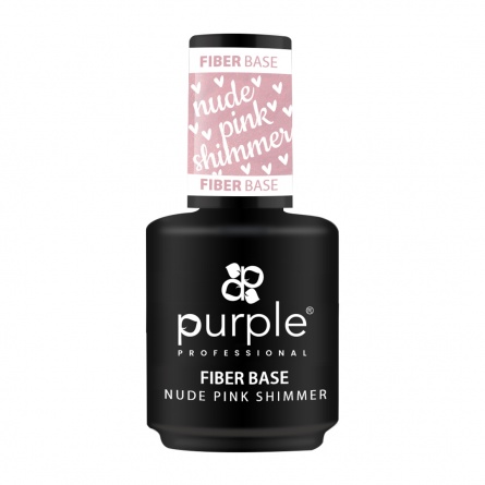 fiber base P424 purple fraise nail shop