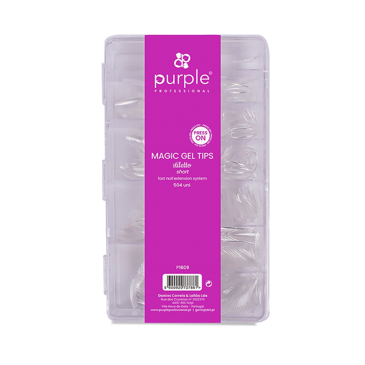 capsules P1609 purple fraise nail shop