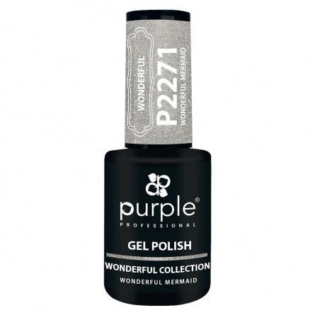 vernis semi permanent purple P2271 fraise nail shop