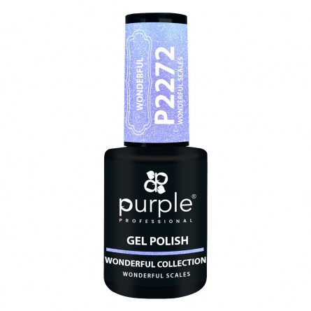 vernis semi permanent purple P2272 fraise nail shop