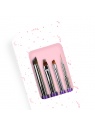 kit pinceaux 6 purple fraise nail shop 7