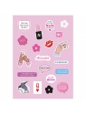 stickers pack fraise nail shop