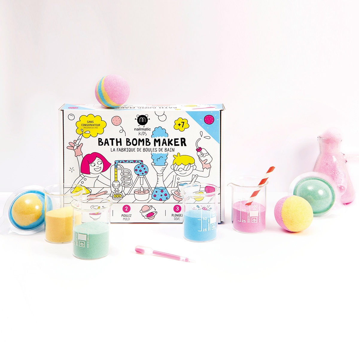 nailmatic fabrique boules de bain 401 fraise nail shop