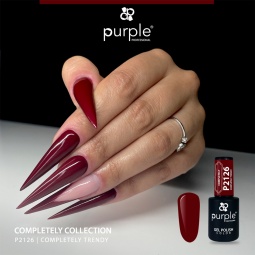 completely collection P2126 purple fraise nail shop