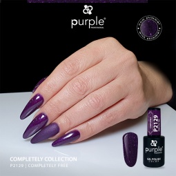 completely collection P2129 purple fraise nail shop