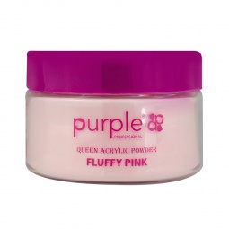 acrylique P1585 fluffy pink purple fraise nail shop