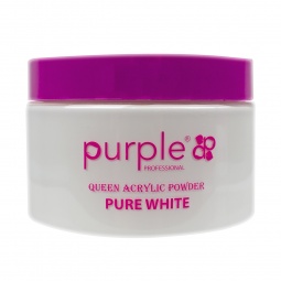 acrylique P1568 pure white purple fraise nail shop