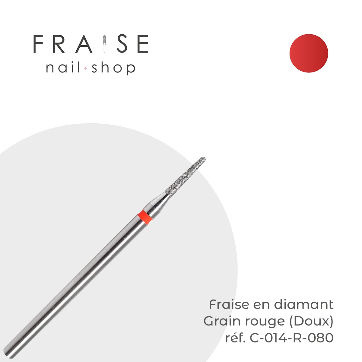 fraise C014R080 fraise nail shop