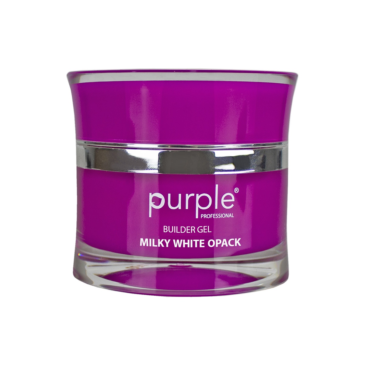 Gel de construction Milky White Opack 50 gr Purple - Fraise Nail Shop