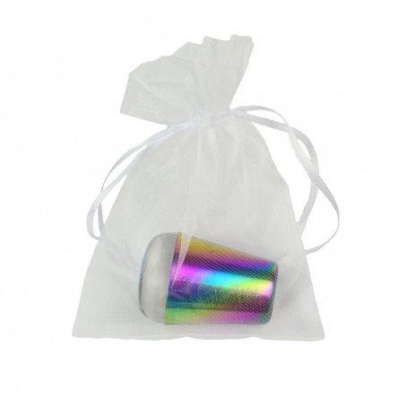 tampon rainbow crystal clear fraise nail shop 3