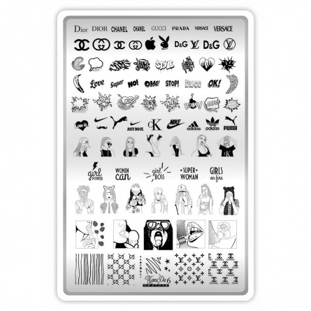 plaque stamping taki da 06 fraise nail shop