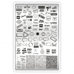 plaque stamping taki da 11 fraise nail shop