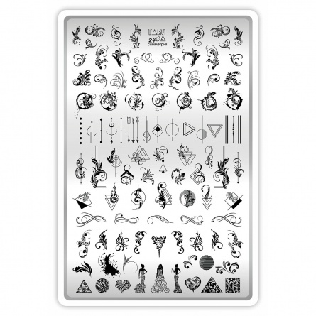 plaque stamping taki da 24 fraise nail shop