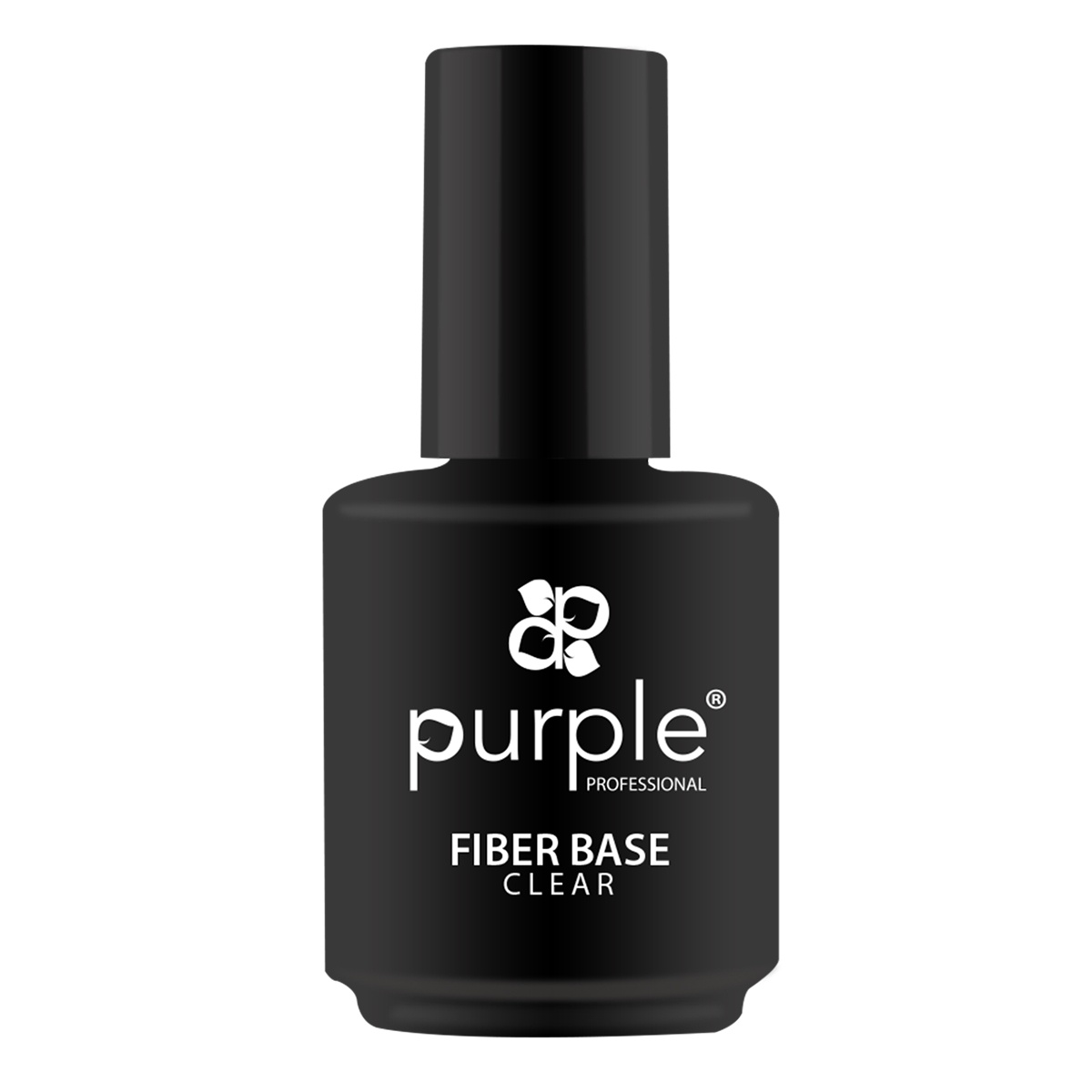 BASE FIBER Clear 15 ml pour les ongles - Purple - Fraise Nail Shop