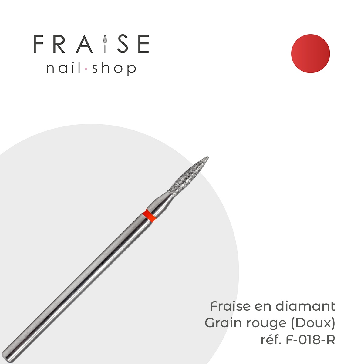 fraise F018R fraise nail shop