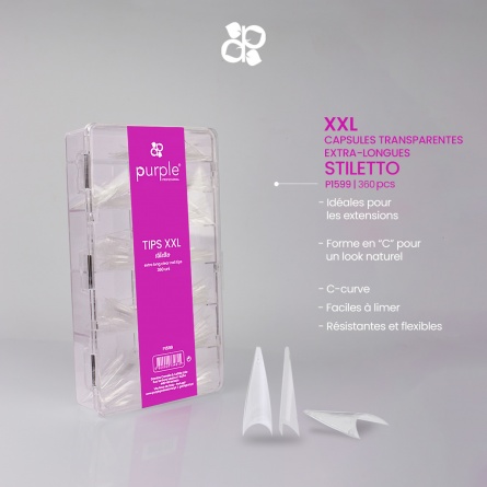 capsules xxl stiletto purple fraise nail shop 3