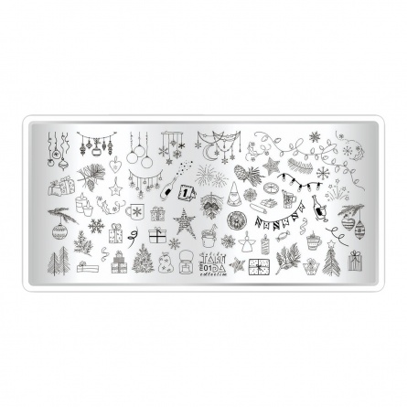 mini plaque stamping taki da holiday 01 fraise nail shop