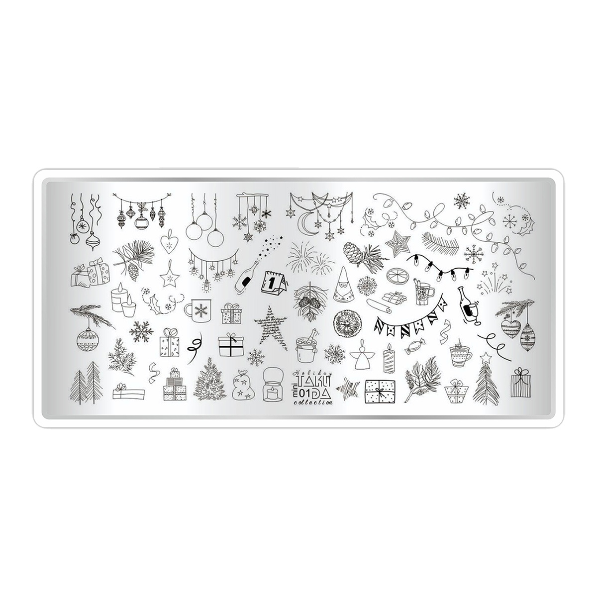 mini plaque stamping taki da holiday 01 fraise nail shop