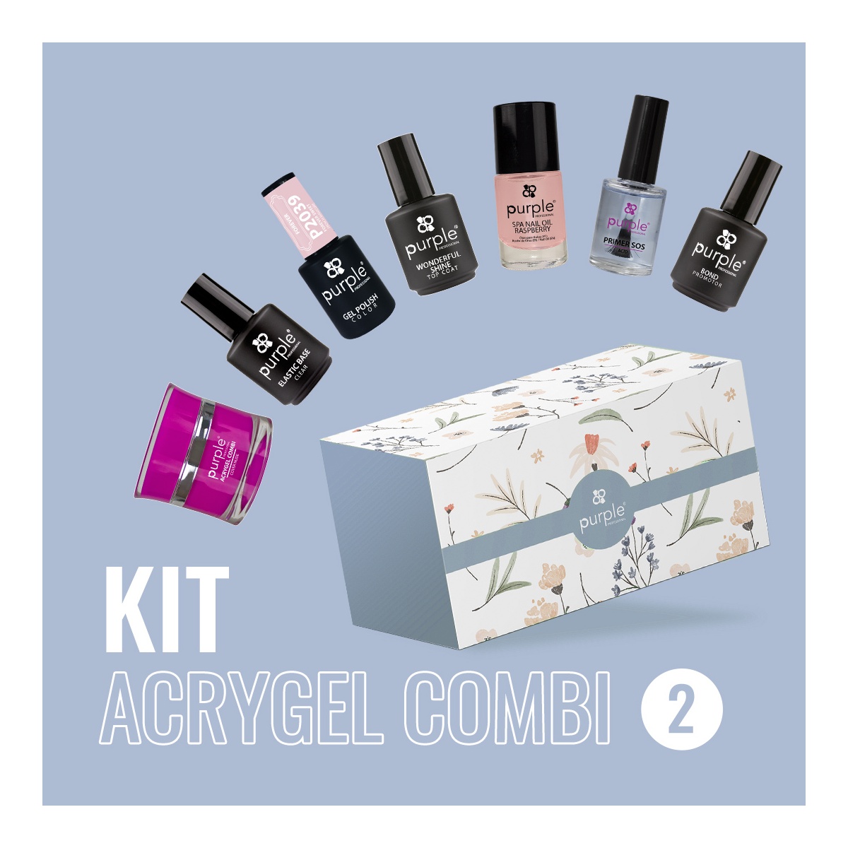 kit acrygel 2 fraise nail shop