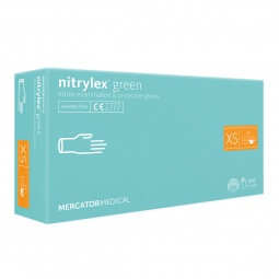 gants nitrile verts xs fraise nail shop