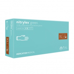 gants nitrile verts xl fraise nail shop