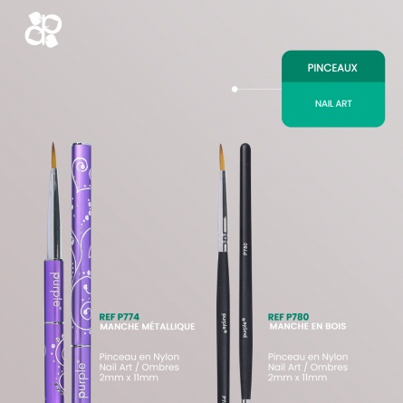 pinceau purple P774 P780 fraise nail shop