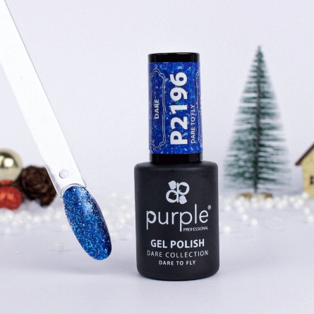 vernis semi permanent P2196 purple fraise nail shop 3