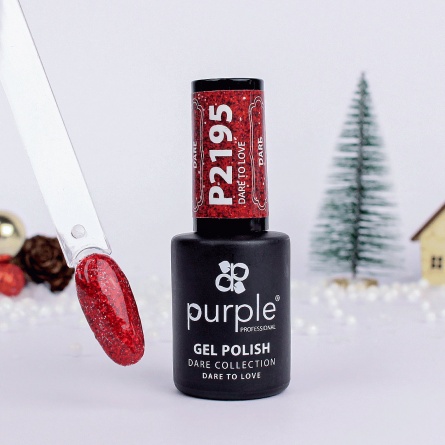 vernis semi permanent P2195 purple fraise nail shop 3